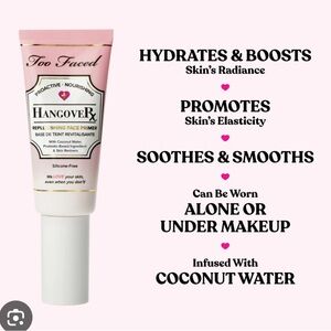 Too Faced Hangover Face Primer in Pink